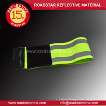 Safety high visibility reflex elastic armband